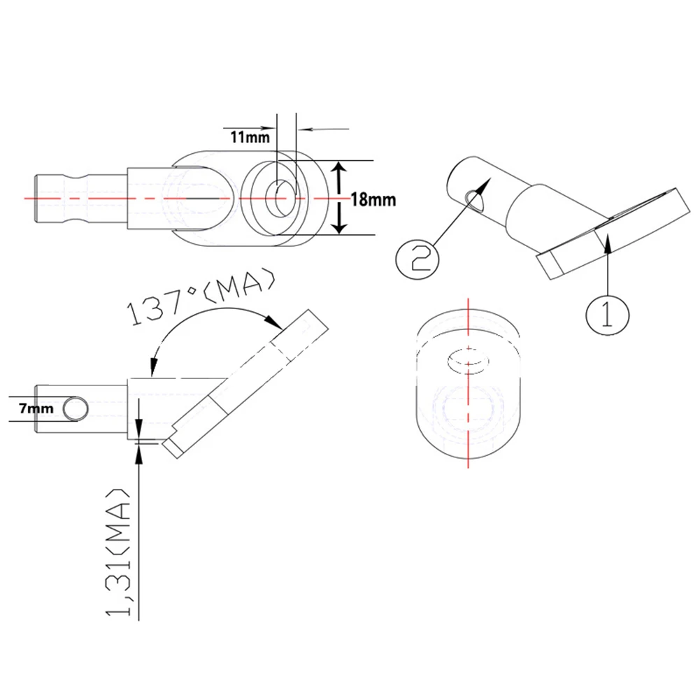 Bike Trailer Hitch, Towbar Coupler Clutch for Cycling Moped Bicycle, Steel Material, Suitable for Various Trailers, 250g Weight