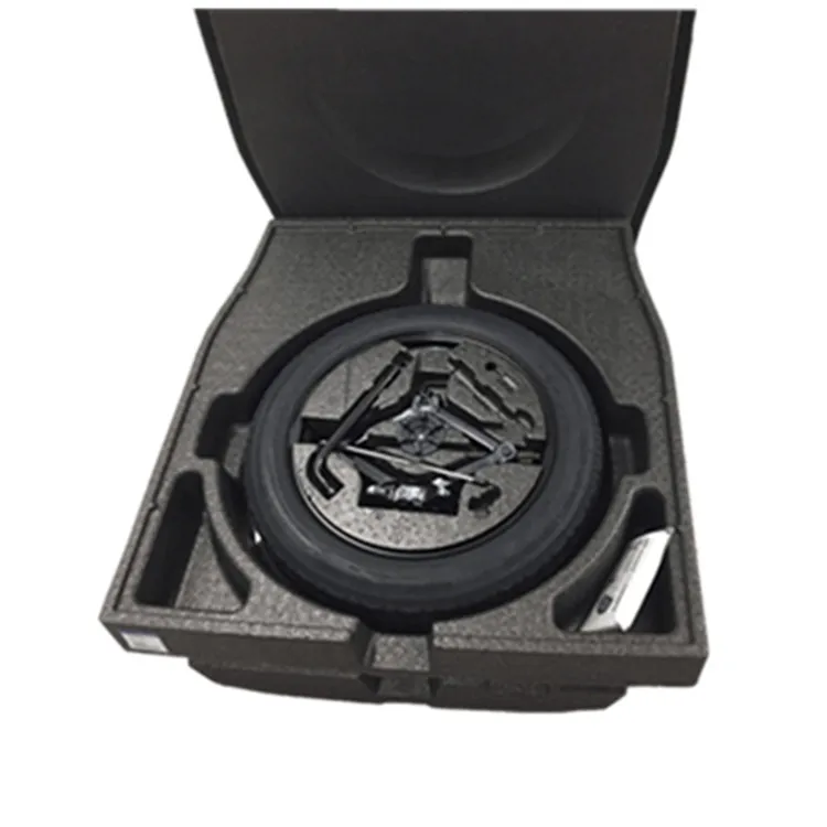 طقم الإطارات الاحتياطية الأصلي ForVolvo S60L V60 مع صندوق تخزين ومرآة جانبية للوضع الأيمن وحالة جديدة