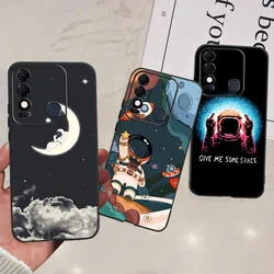 For Tecno Spark 8C Case KG5k KG5j KG5n Cover Lovely Astronaut Silicone Phone Cases For Tecno Spark 8 Pro KG8 Cover Spark8C Funda