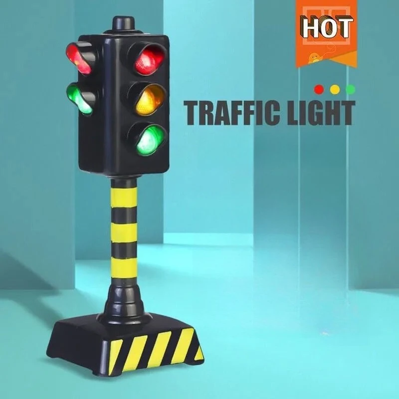 

Детская звуковая модель светофора, игрушки со звуком и подсветкой, модель светофора для раннего детства, модель логотипа