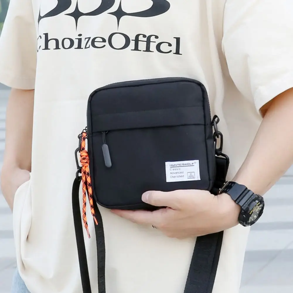 Light Oxford Fabric Mini Crossbody Bag Lightweight Design Small Size Messenger Bag Side Bag Style Chest Bag Male Casual Use