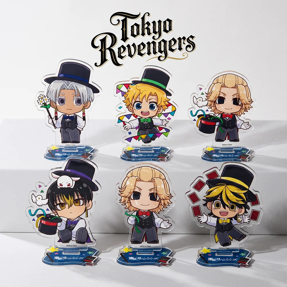 Tokyo Revenger Magician Mikey Draken 10CM Acrylic Stand Keychain 2026 New Anime Stand Tabletop Display Collectible Ornament