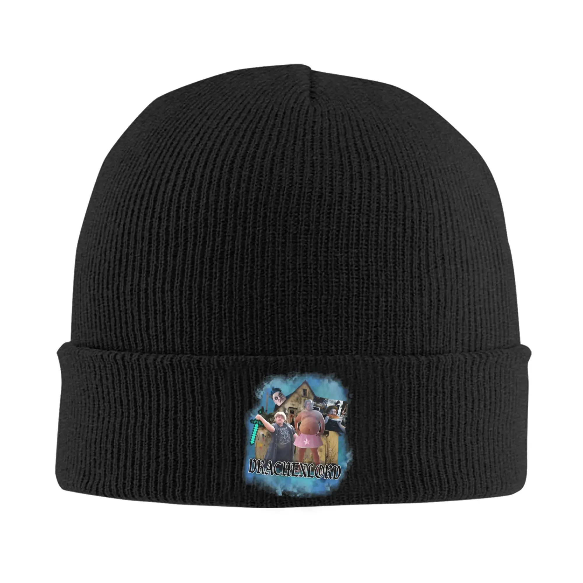 Drachenlord Poster Rainer Winkler Knit Hat Beanie Autumn Winter Hat Warm Unisex Hip-hop Superstar Cap Men Women Gift