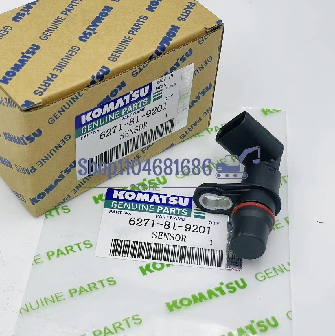 

6271-81-9201 6754-81-9200 4921686 2872277 Speed Sensor for Komatsu PC200LC-8 PC240-8 PC300-8 PC350LC-8 Excavator Cummins Engine