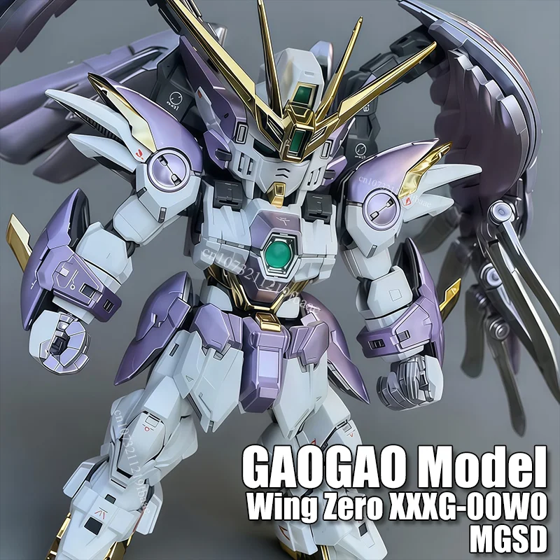 

GAOGAO Модель Wing Zero EW XXXG-00W0 MGSD Игрушки в сборе Модель Комплект Фиолетовая версия Фигурки Модельные наборы Робот Пластиковый подарок
