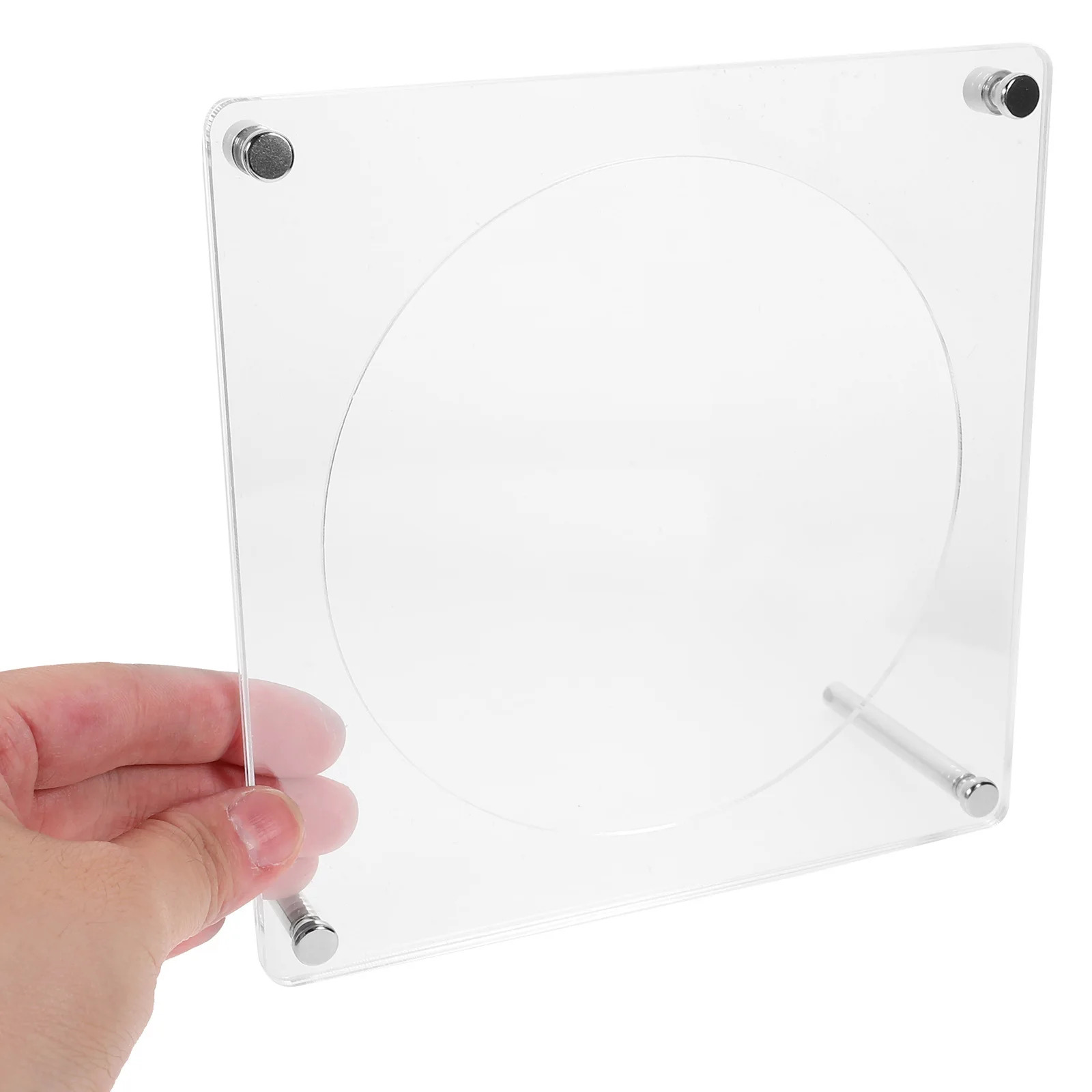 Acrylic Cd Stand Rack Desktop Blank Display Holder for DIY Crafting Exquisite Tabletop Cd Display Stand Party Decor