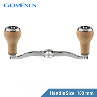 Gomexus Reel Handle Bass Pike Fishing 100mm For Shimano Antares Daiwa Steez Ryoga Abu Garcia Revo Baitcasting Tuning Handle