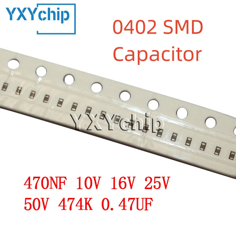 100PCS 0402 470NF 1…