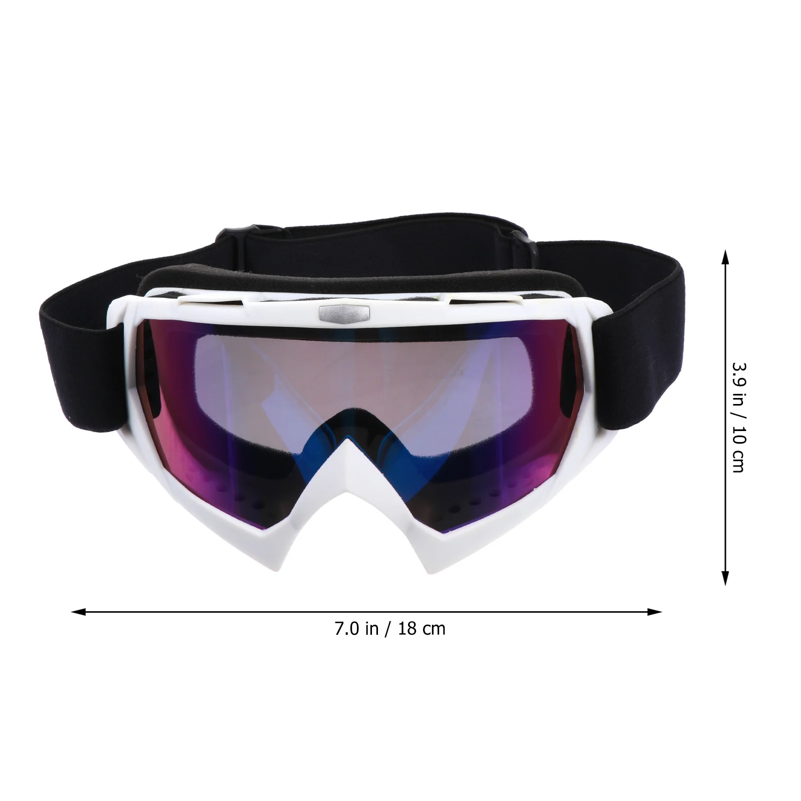 Ski Goggles Tpu Frame Impact Resistant Adjustable Strap For Snowboard Motorcycle Cycling Mountaineering Outdoor Sports