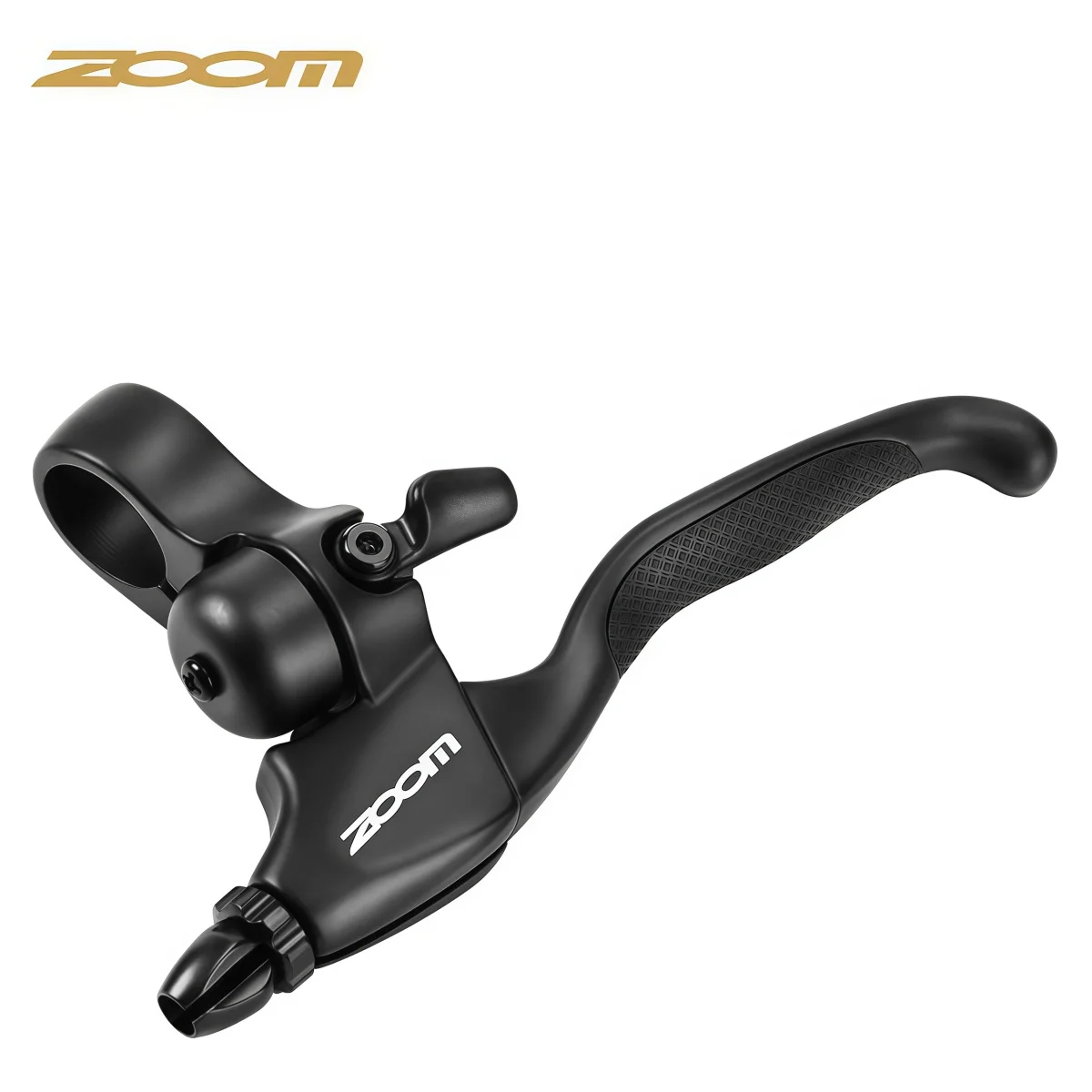 مجموعة رافعة فرامل الدراجة من ZOOM Stealth Bell من الألومنيوم 6061 Universal V / C / مقبض فرامل قرصية تصميم مريح (165 × 90 × 22 مم)