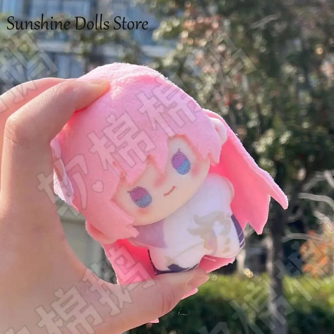 

10cm Anime Elysia Honkai Impact 3 Mini Plush Doll Nunu Body Cartoon Prited Doll Puppet Toys Cosplay Pendant Key Chain Xmas Gift