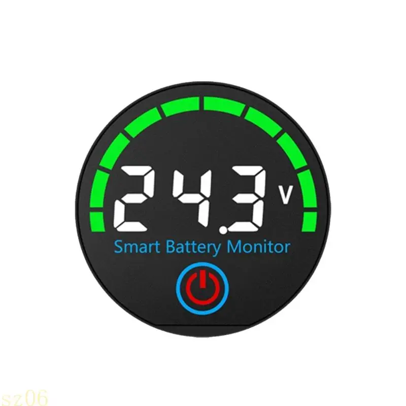 Q2Q4 Professional Battery Power Monitoring For 12V 24V Systems LED Digital Interfaces