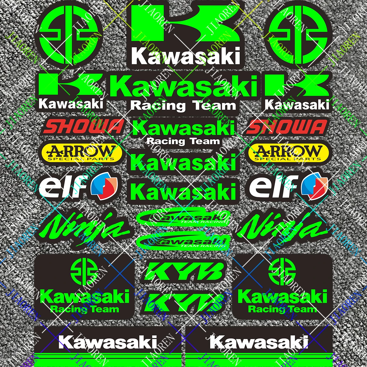 

Reflective Kawasaki Ninja Sticker Christmas Halloween Motorcycle Decal