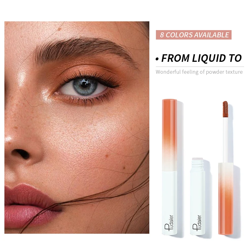 Bâtons de fard à paupières liquide monochrome mat, 1 pièce, palettes de fard à paupières, imperméable, longue durée, paillettes, maquillage pour les yeux, séchage rapide, coloré, nouveau