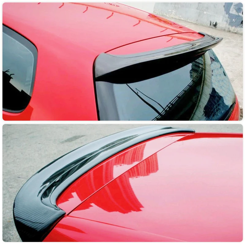 Carbon Fiber Car Rear Roof Spoiler Wings for Volkswagen VW Golf 5 MK5 GTI R32 Hatchback 2D 2005-2007 Rear Spoiler Body Kit FRP - view 2