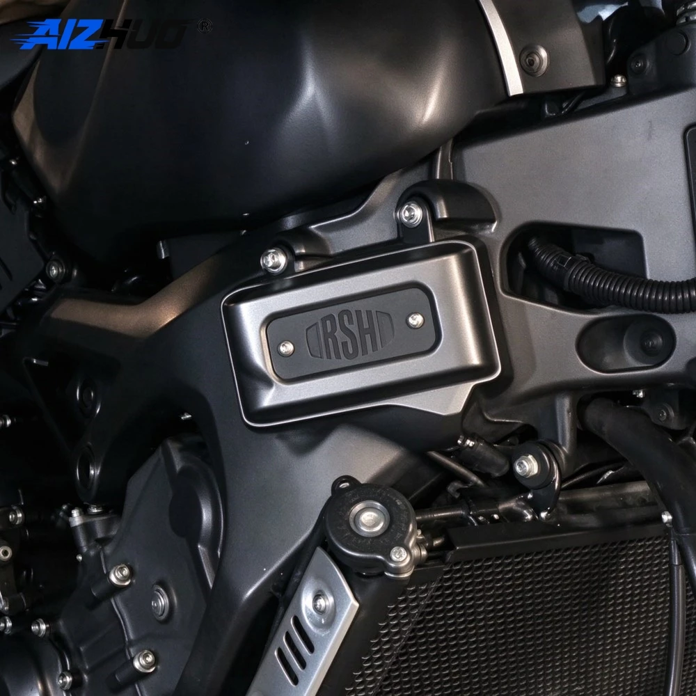 New For Yamaha XSR XSR900 XSR 900 2016-2020 2021 Stainless Steel Motorcycle Fuse Box Top Plates Powder Coated Clutch Cover Top