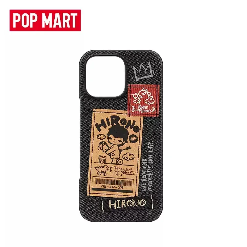 

POPMART Hirono Echo Series Mobile phone case iPhone Toys Doll Cute Anime Figure Desktop Ornaments Gift Collection
