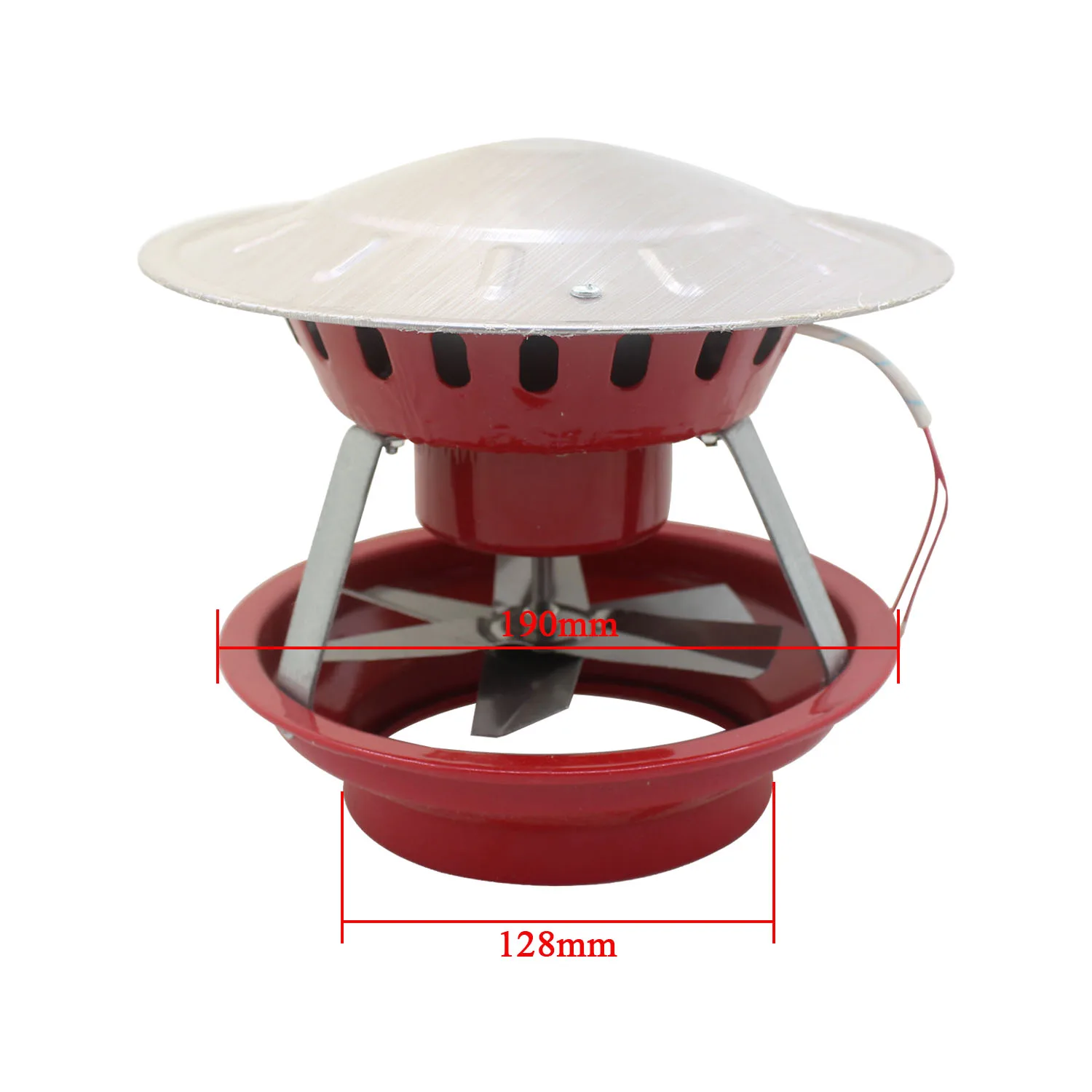 Saugzug 80W auspuff fan haushalt kamin induzierte dunst rauch maschine staub kamin zu hause haus herd