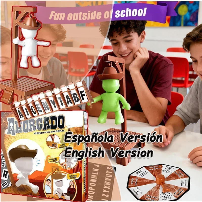 @Teenager Magnetic Hangman/ ألعاب الطاولة الغامضة ^ لعبة كلمات التخمين تتوهج في الظلام كلمة التخمين قبل لعبة الطاولة هانك يقع.. #3