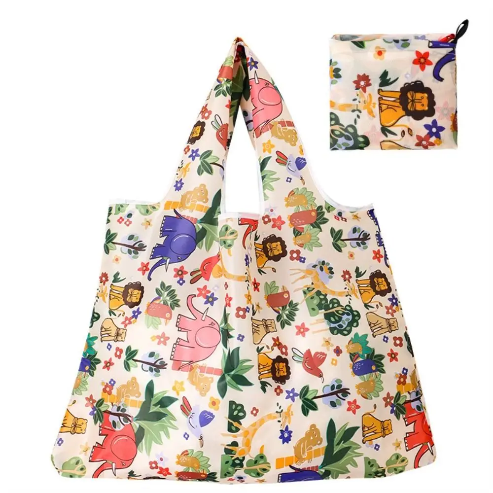 Multiple Styles Large Capacity Folding Shopping Bag Washable Lightweight Recycle Tote Bag Portable Eco-Friendly Storage Bag