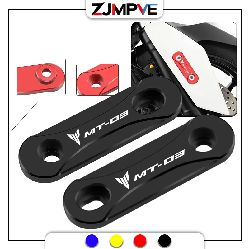 

Motorcycle CNC Aluminum Front Axle Coper Plate Decorative Cover Front Bezel Accessories For YAMAHA MT-03 MT-25 mt-03 mt-25 14-23