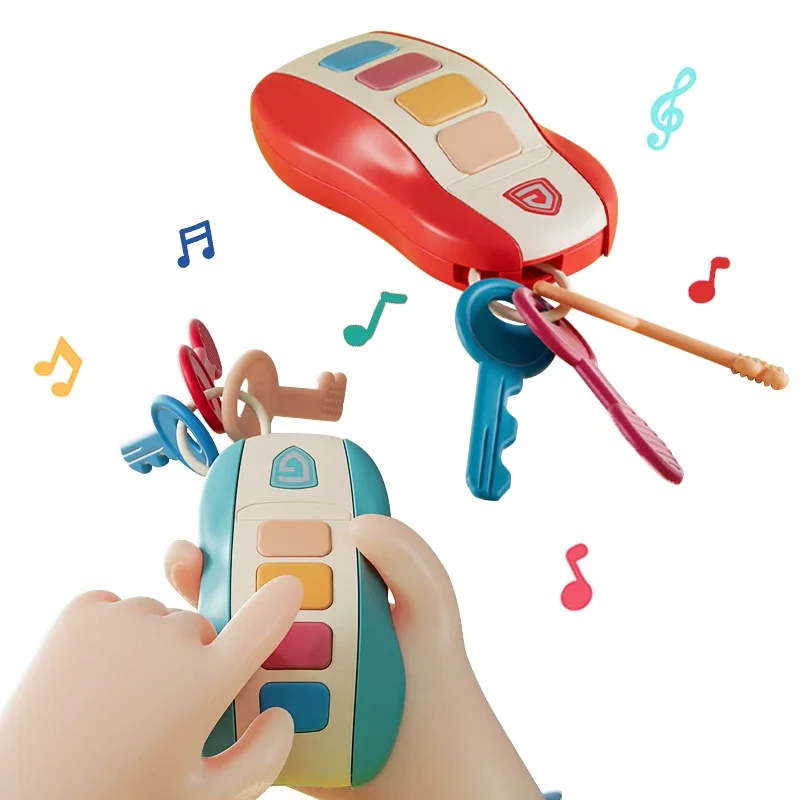 Giocattoli per bambini Chiave musicale per auto Vocali Voce per auto remote intelligenti Fai finta di giocare Giocattoli educativi per bambini Suono Canto Giocattoli Regali