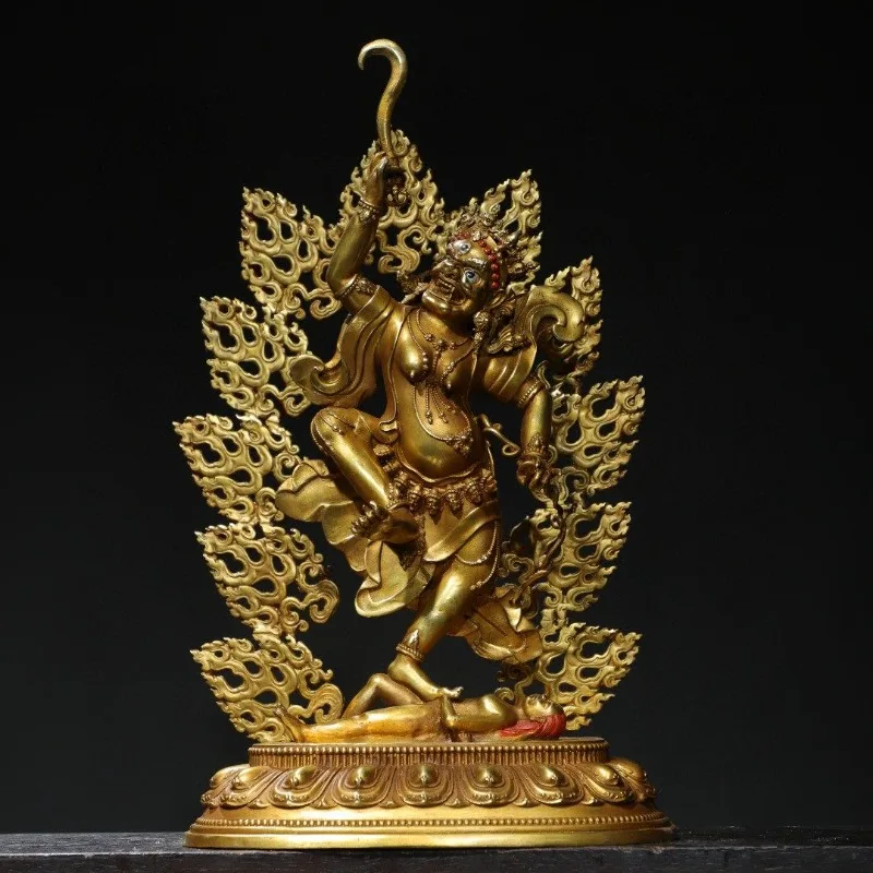 Hand-Cast Premium Copper Vajrayogini Buddha Statue - 15.4