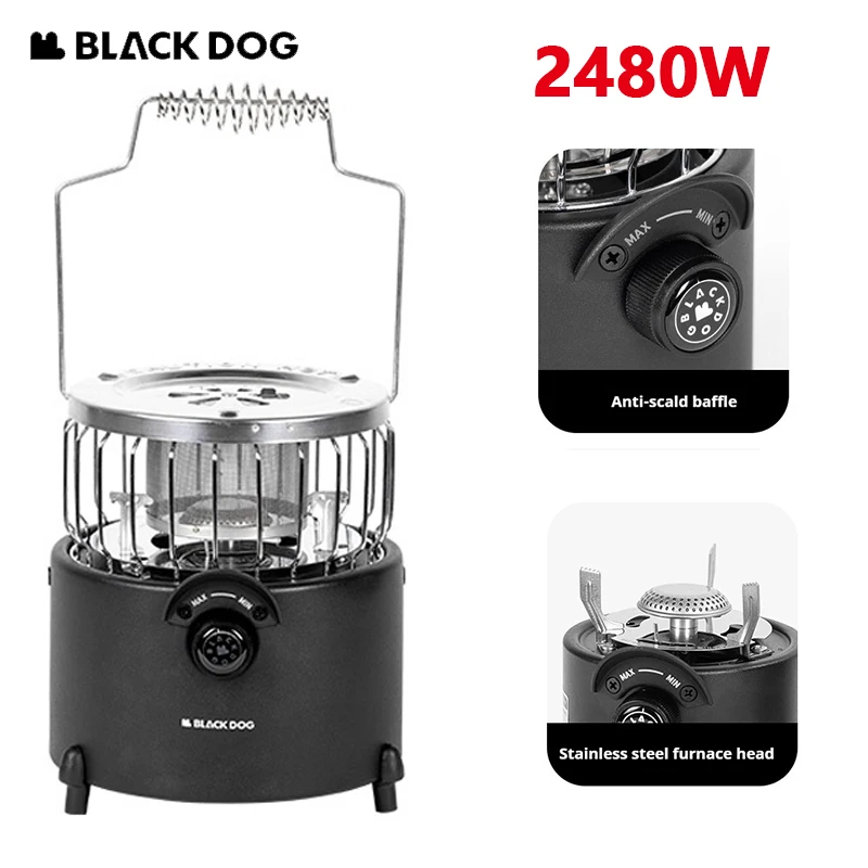 Naturehike BLACKDOG Gas Stove Outdoor 2480W High Power Winter Cooking Water Heater Stove Camping Hiking Picnic Burner Furnace