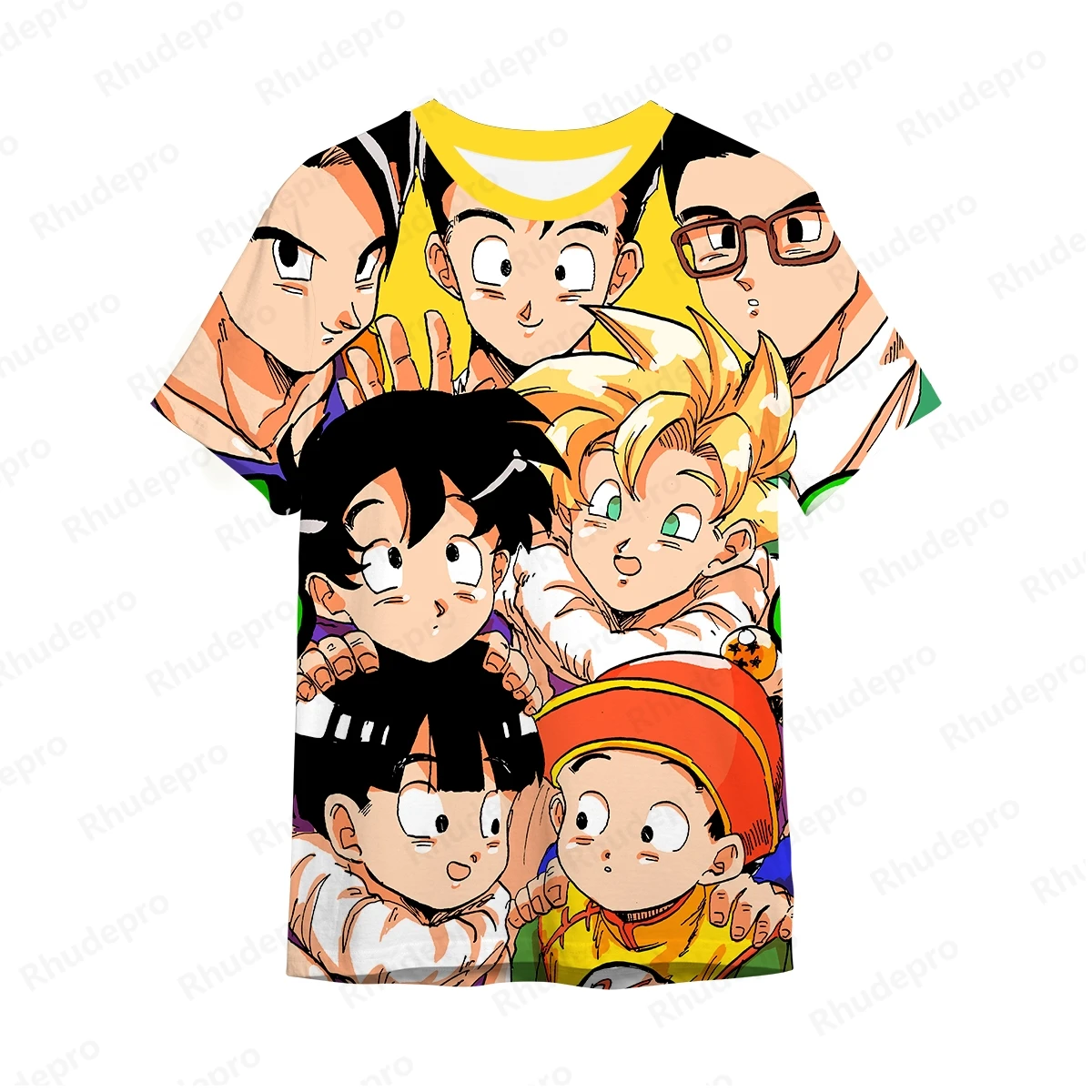 Trunks Men T Shirt Dragon Ball Hip Hop Clothing Men's Children T-shirt Y2k Tops Fashion Oversized Goku Harajuku Style Anime