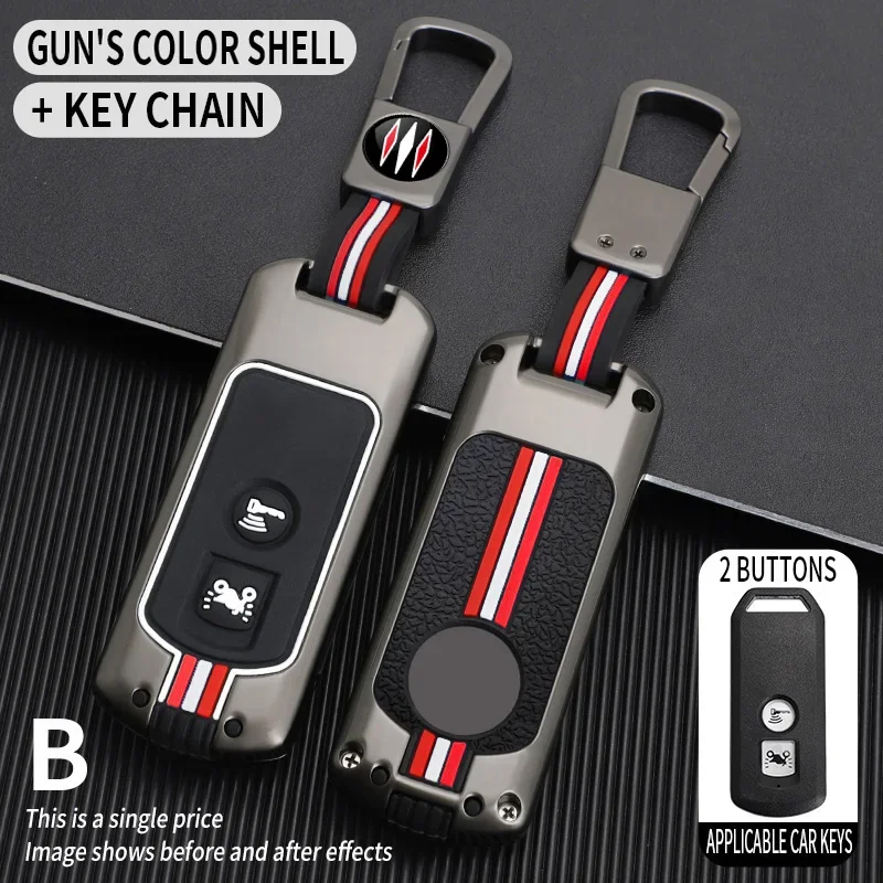 2 3 buttons zinc alloy key case cover fob for Honda SH 125 Forza 350 250 ADV 750 x-adv SH150i sh300 150 Oggy 150 accesorios