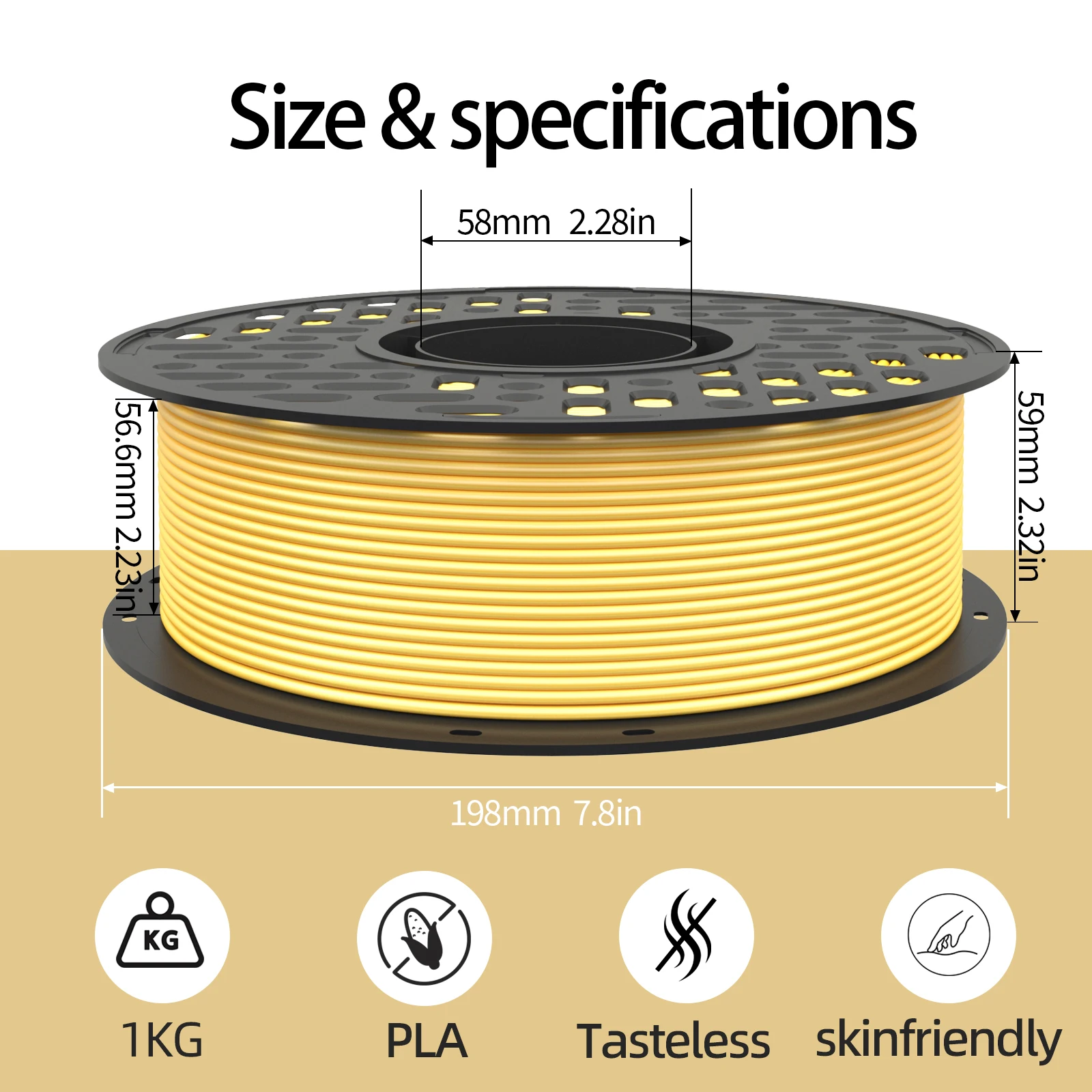 CaiLab PLA/Seda PLA Filamento Impressora 3D Filamento 1kg/1 rolo 1.75mm Pla Filamento Sem Bolha Materiais de Impressão 3D