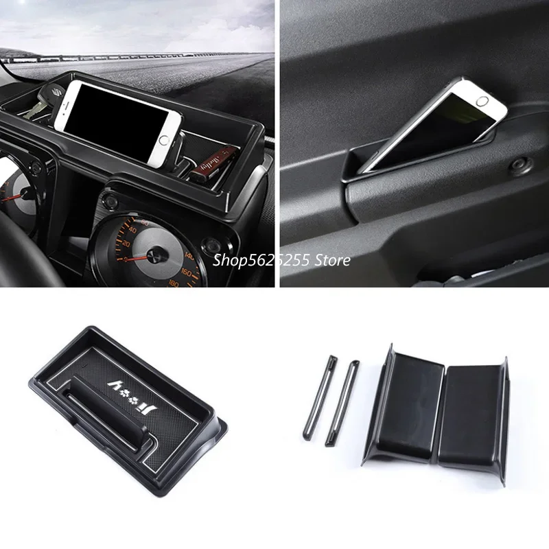 Dashboard Storage Box for Suzuki Jimny JB64 JB74 2019 2020 2021 Accessories Phone Holder Door Storage Box Central Control