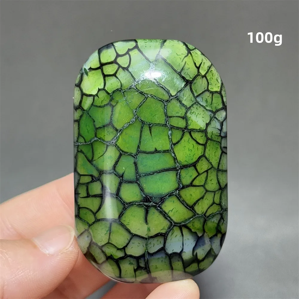 Colorful Dragon Pattern Agate Palm Natural Mineral Crystal Home Garden Decoration Massage Healing Witchcraft Meditation Gem