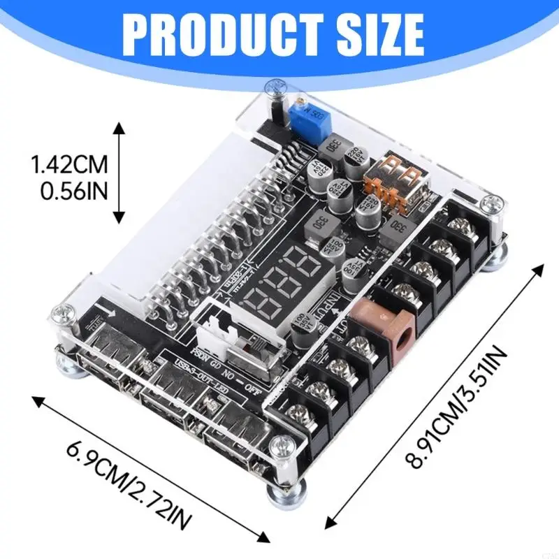 Voltages Display Adapter Power Supply Board for 20Pin & 24Pin Power Units C7AC