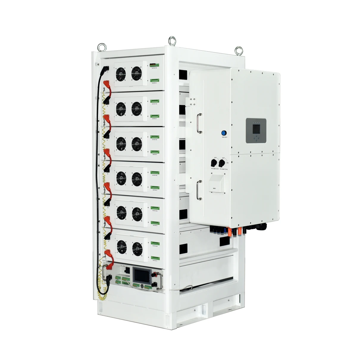 

High Voltage 614V 157AH 96KWH Energy Storage LiFePO4 Battery Industrial and Commercial Cabinet 102.4V 16KWH Rack Mounted Module