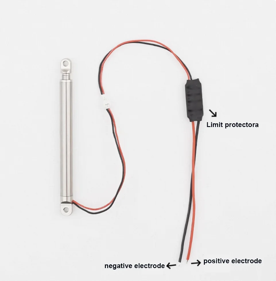 Small electric push rod telescopic rod 6V with limit protection large thrust customizable model lifting rod 2.5kg Thrust 8mm