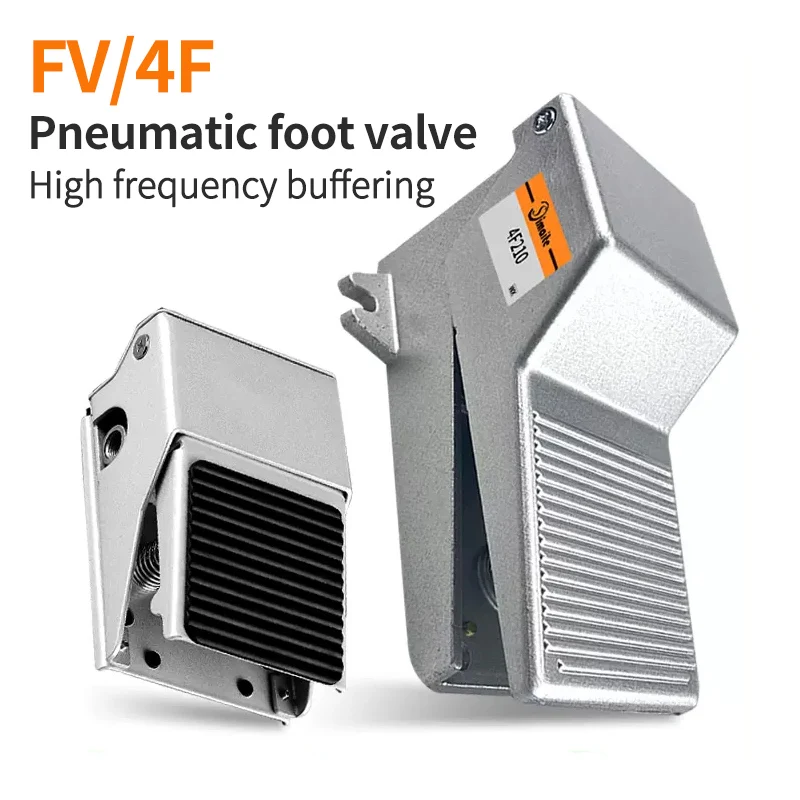 

Industrial Pneumatic Foot Pedal Switch: 4F210-08 08L Air Control Valve, FV420 Foot Switch and FV320 Air Cylinder Valve