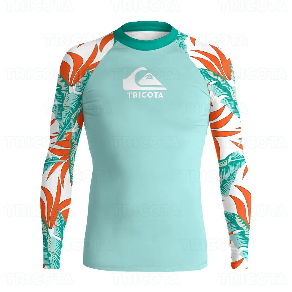 

Плавательная футболка Rashguard для мужчин, одежда для серфинга, купальник, одежда для плавания, рубашка для дайвинга и серфинга, купальник с длинным рукавом Rashguard