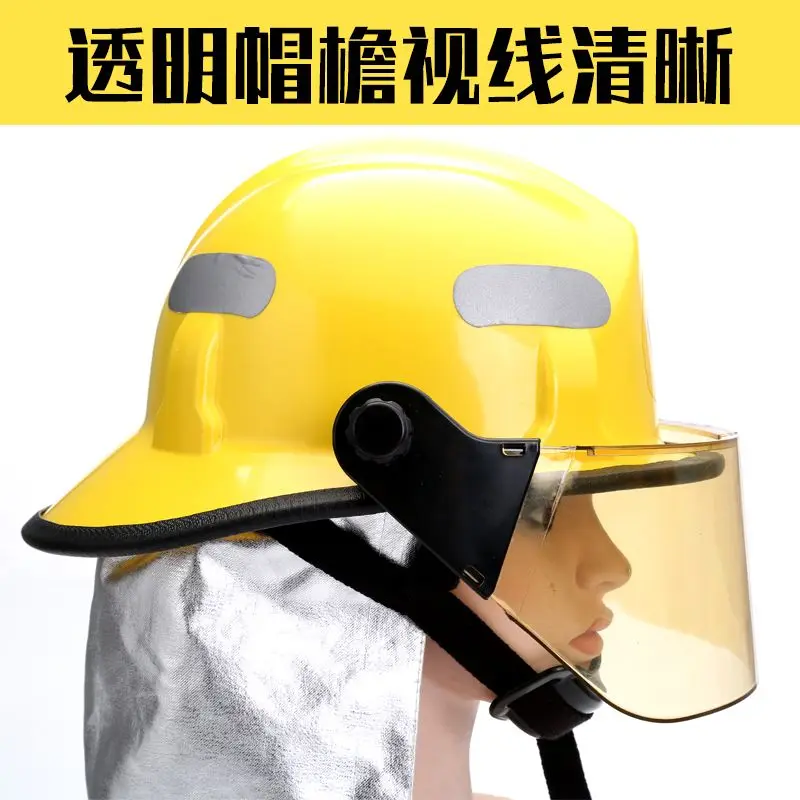 Fire Helmets Impact Resistant Firefighter Protective Helmets Flame Retardant Fire Extinguishing Helmets