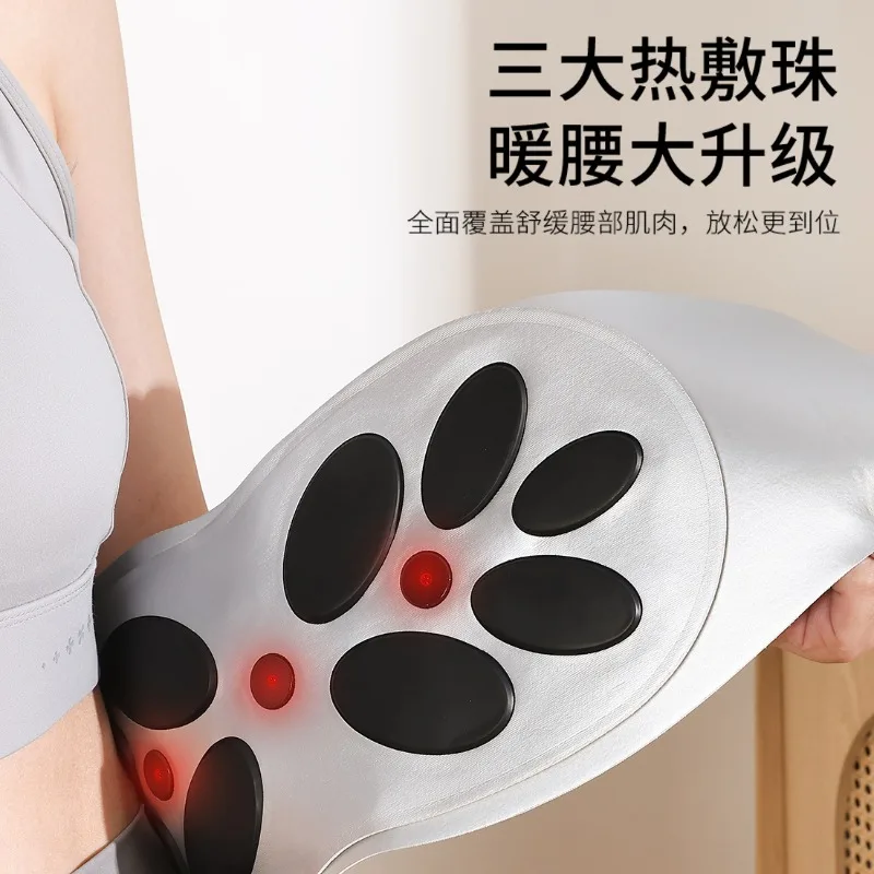 EMS Intelligent Pulse Abdominal Sculpt Belt Hot Compress Slim Waist Massager Full Set with Conductive Gel Home Fitness Gear