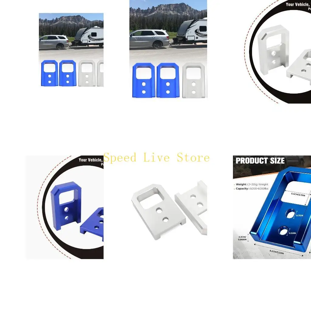 547C Front Mount Tow Hooks with Strong Strength for 2024 2026 Vehicle Save Use