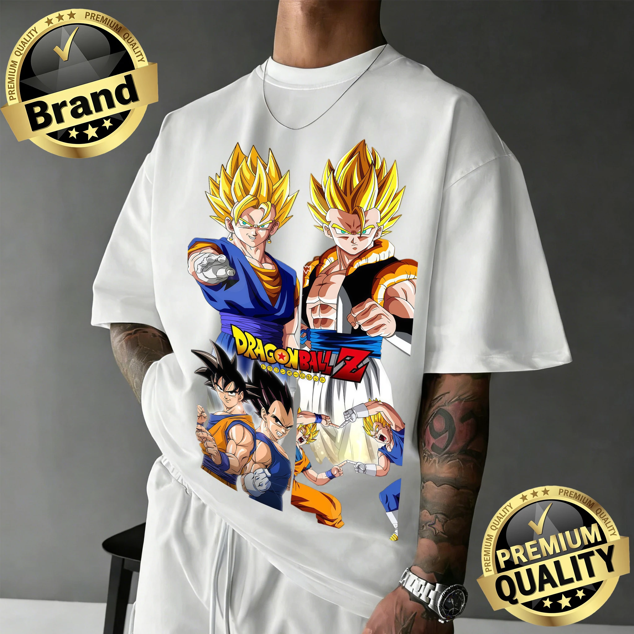 Camiseta de Algodão Dragon Bal - Anime Cosplay Duo avaliação e preço