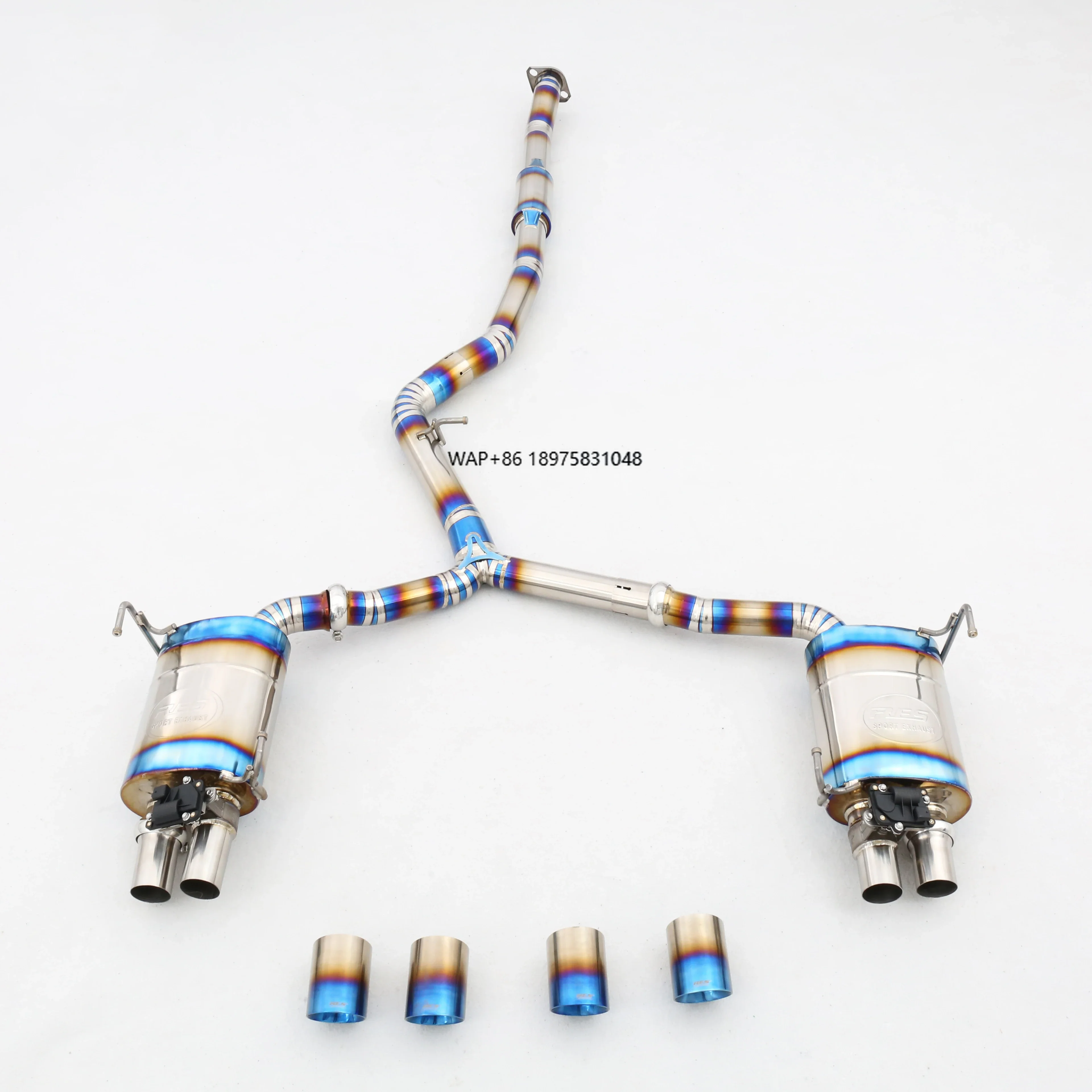 

Custom 304 Stainless Steel/Titanium Valved Exhaust System STI Gen11 2.0T/2.5T Specific Exhaust Pipes