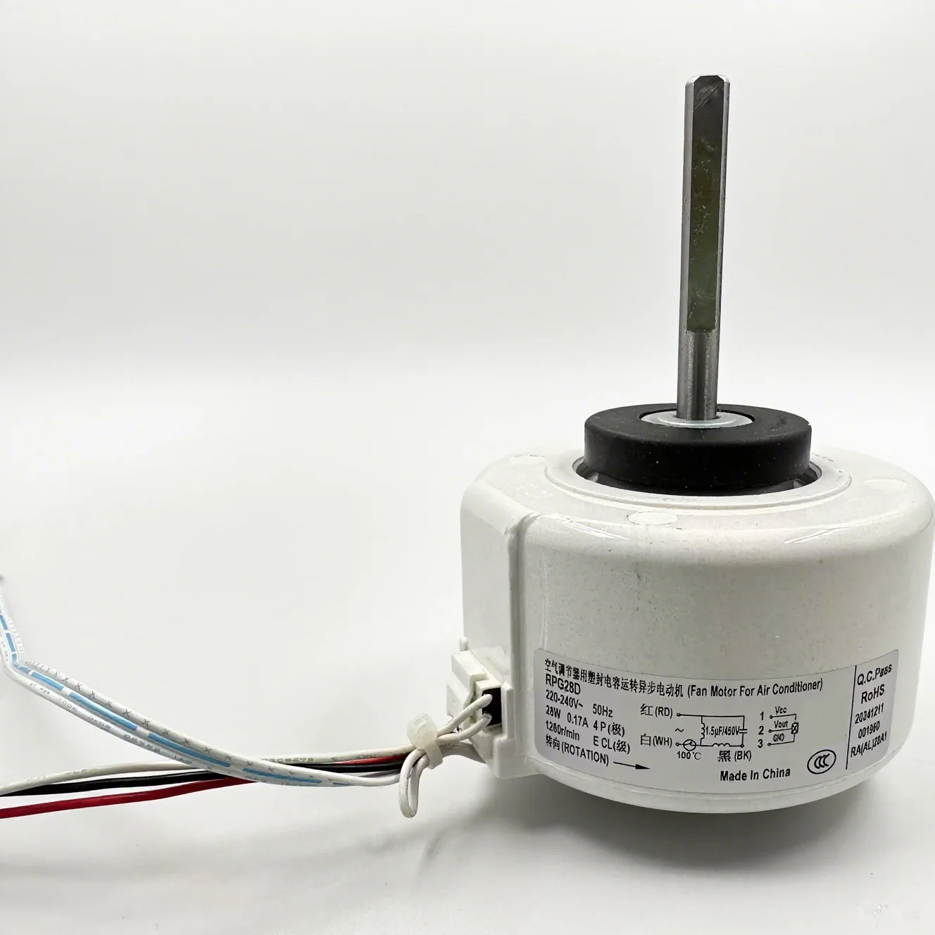

New For Air Conditioner Indoor Unit DC Fan Motor RPG28D RPG26M 220-240V 28W 1280r/min Conditioning Parts