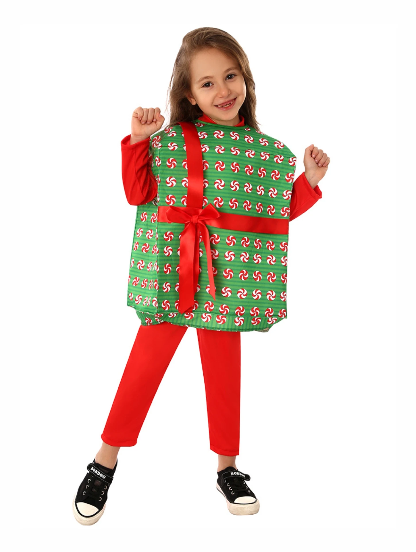 Christmas Candy Gift Box Dress Up Set Boys Girls Christmas Costumes