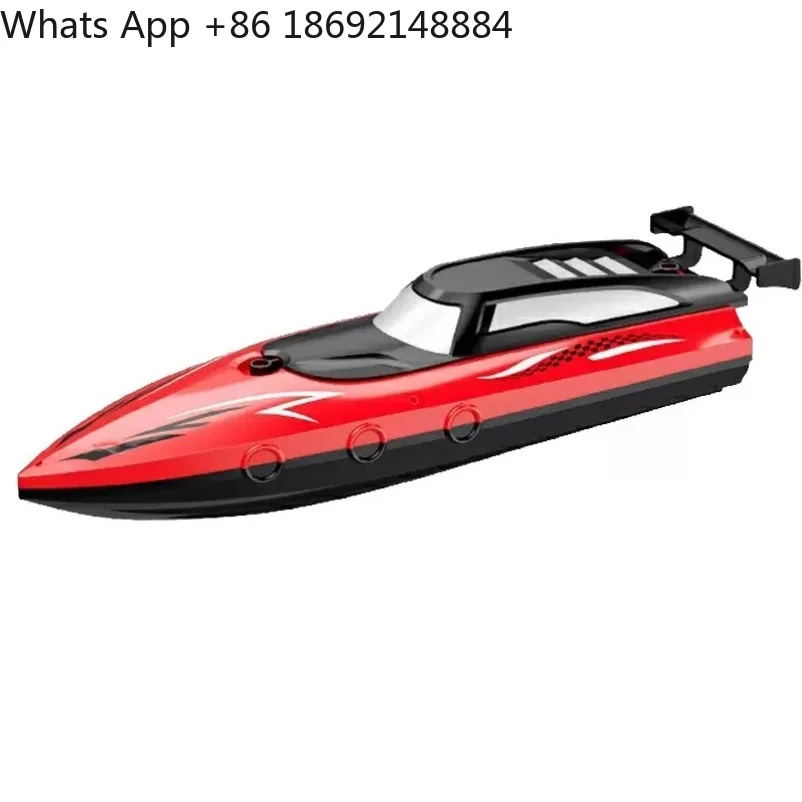 Single electric version remote control electric boat charging 2.4G double spiral pulp