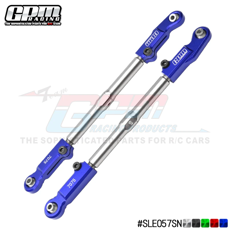 ALUMINUM 7075-T6+STAINLESS STEEL REAR CAMBER LINKS TRAXXAS 1/8 4Wd Sledge