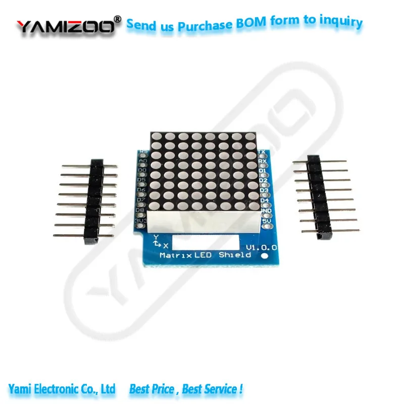 Matrix LED Shield V1.0.0 For WEMOS D1 Mini
