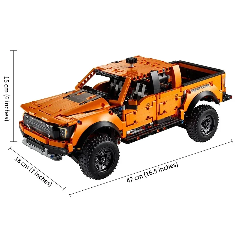 1379pcs Technical Pickup Off Road Vehicle Model Building Blocks Assemble Boy Girl Toys Birthday Gifts Compatible 42126