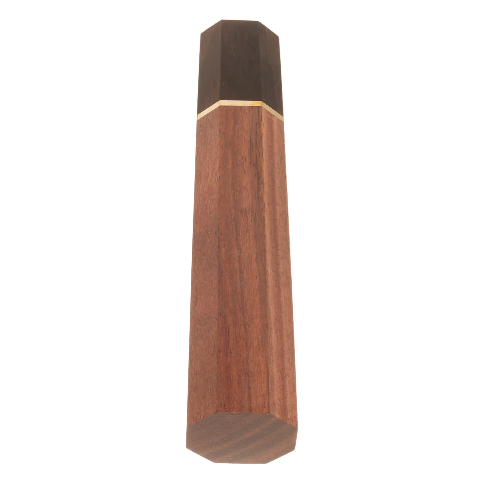 Mango octogonal de madera marrón para cuchillos japoneses: repuesto para cuchillos de chef, Santoku, Nakiri, Gyuto y cuchillos de sushi.